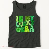 St Patricks Day In My Lucky Era Disco Ball Tank Top thumb 2