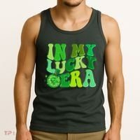 St Patricks Day In My Lucky Era Disco Ball Tank Top thumb 3