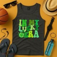 St Patricks Day In My Lucky Era Disco Ball Tank Top thumb 4