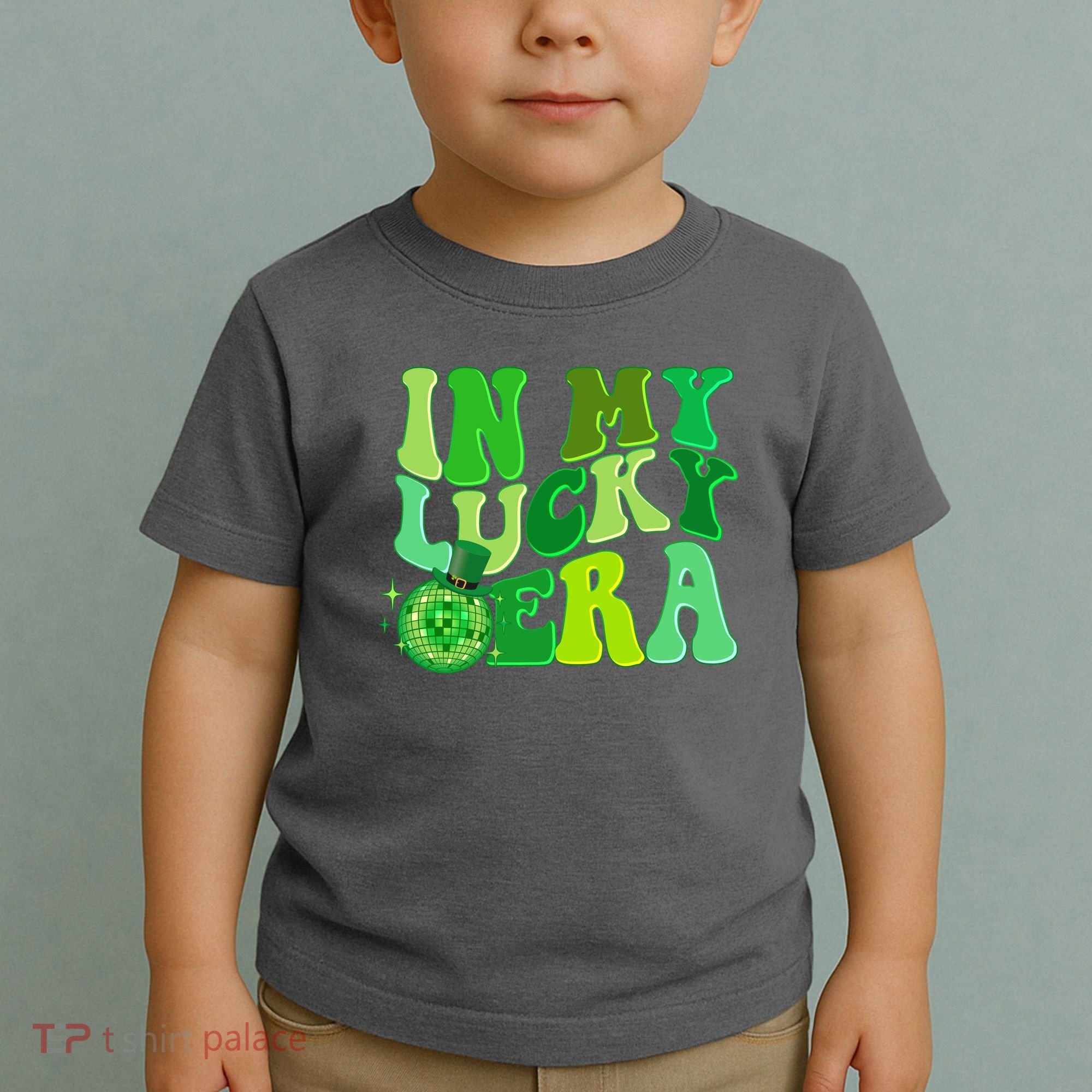 St Patricks Day In My Lucky Era Disco Ball Toddler T-Shirt