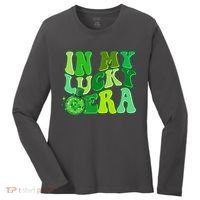 St Patricks Day In My Lucky Era Disco Ball Women's Long Sleeve Shirt thumb 0