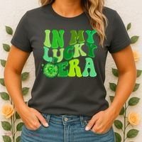 St Patricks Day In My Lucky Era Disco Ball Women's T-Shirt thumb 2