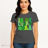 St Patricks Day In My Lucky Era Disco Ball Women's T-Shirt thumb 4