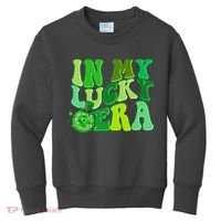 St Patricks Day In My Lucky Era Disco Ball Kids Sweatshirt thumb 0