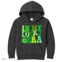 St Patricks Day In My Lucky Era Disco Ball Kids Hoodie thumb 0