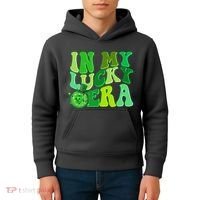 St Patricks Day In My Lucky Era Disco Ball Kids Hoodie thumb 4