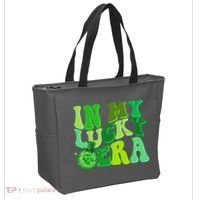 St Patricks Day In My Lucky Era Disco Ball Tote Bag thumb 2