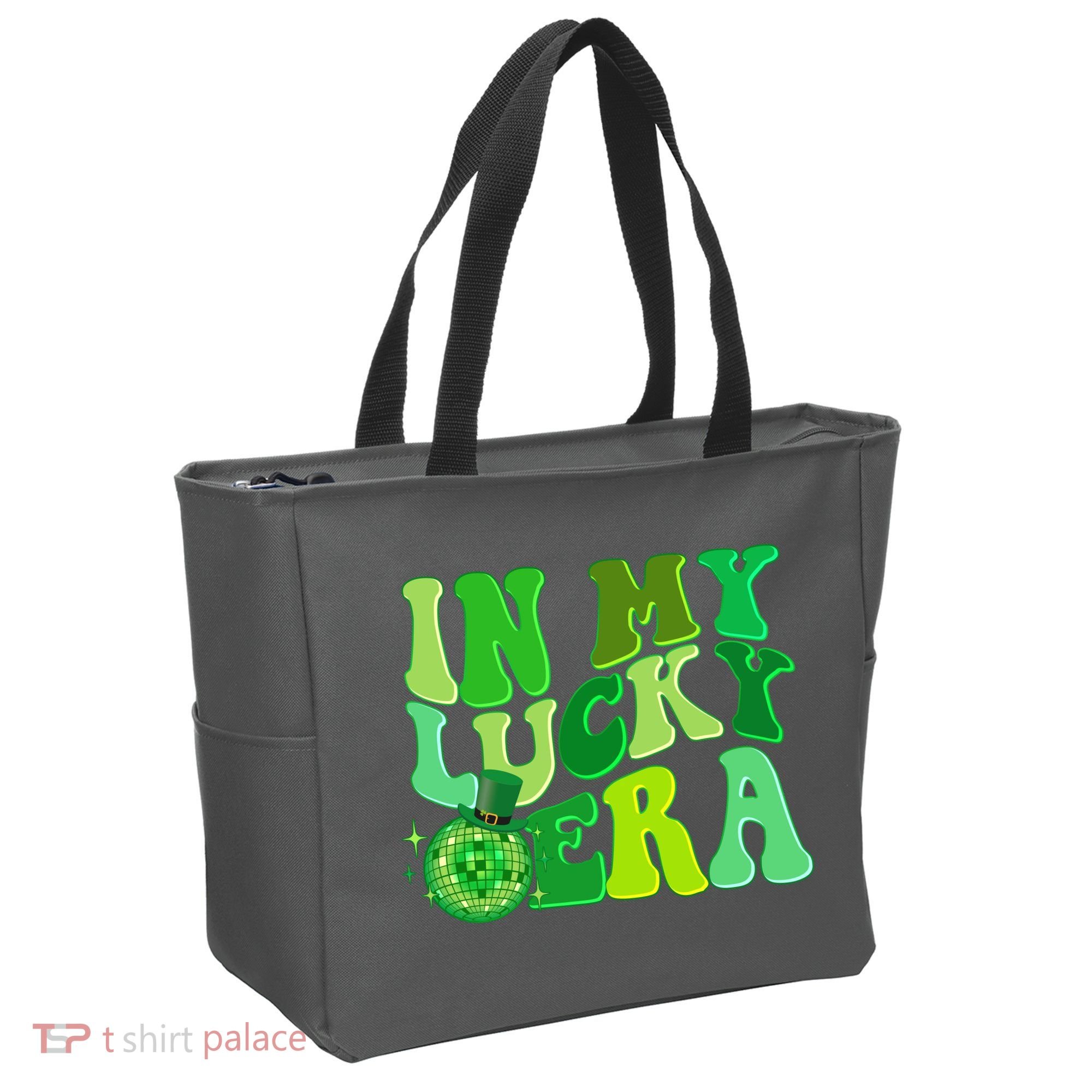 St Patricks Day In My Lucky Era Disco Ball Tote Bag
