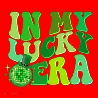 St Patricks Day In My Lucky Era Disco Ball Santa Hat thumb 1