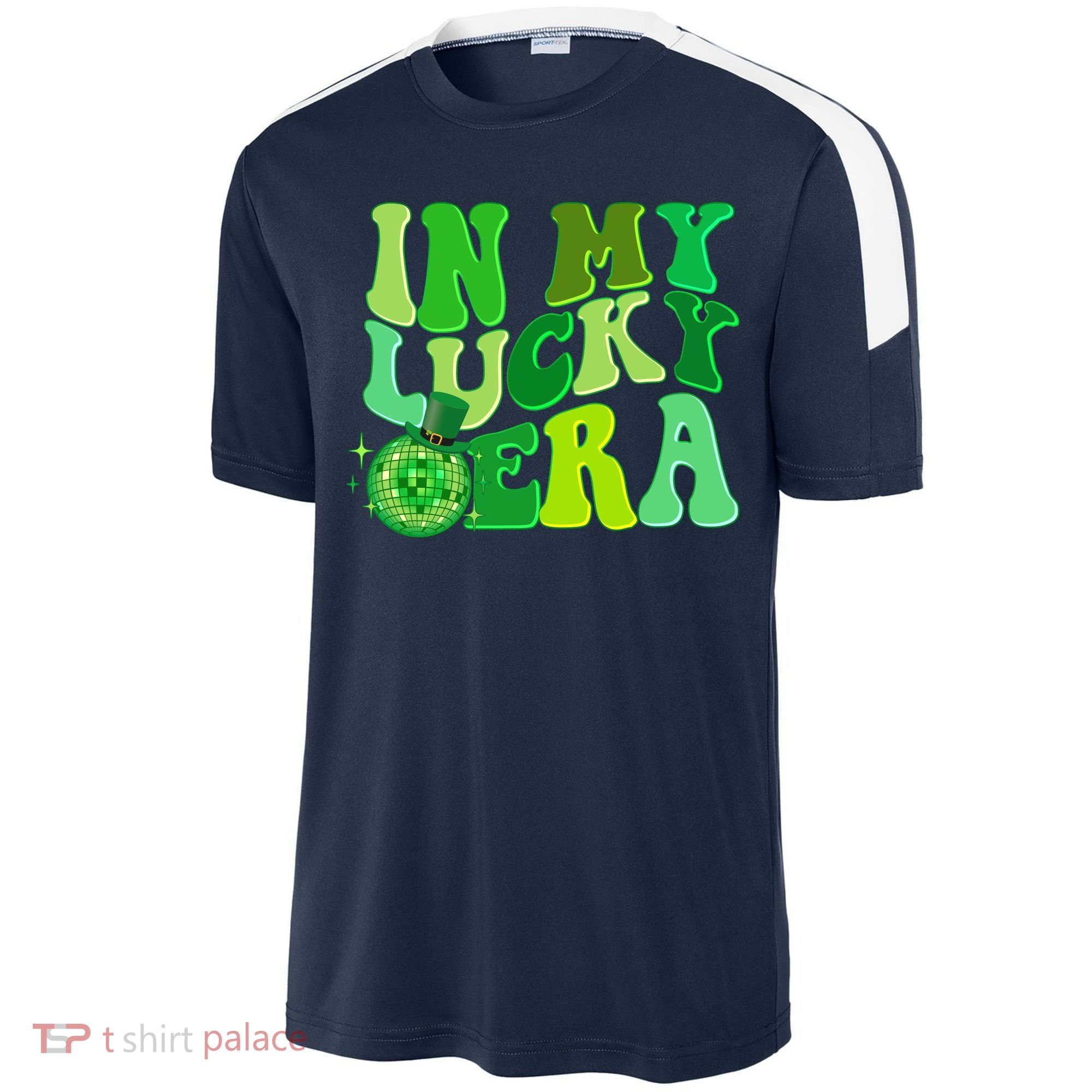 St Patricks Day In My Lucky Era Disco Ball Sport-Tek Competitor United Soccer Jersey