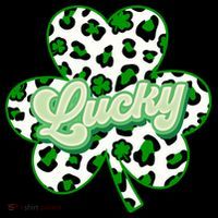 St Patricks Day Lucky Leopard Print Shamrock Clover Doggie Tank thumb 4
