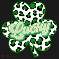 St Patricks Day Lucky Leopard Print Shamrock Clover Women's Tank Top thumb 5