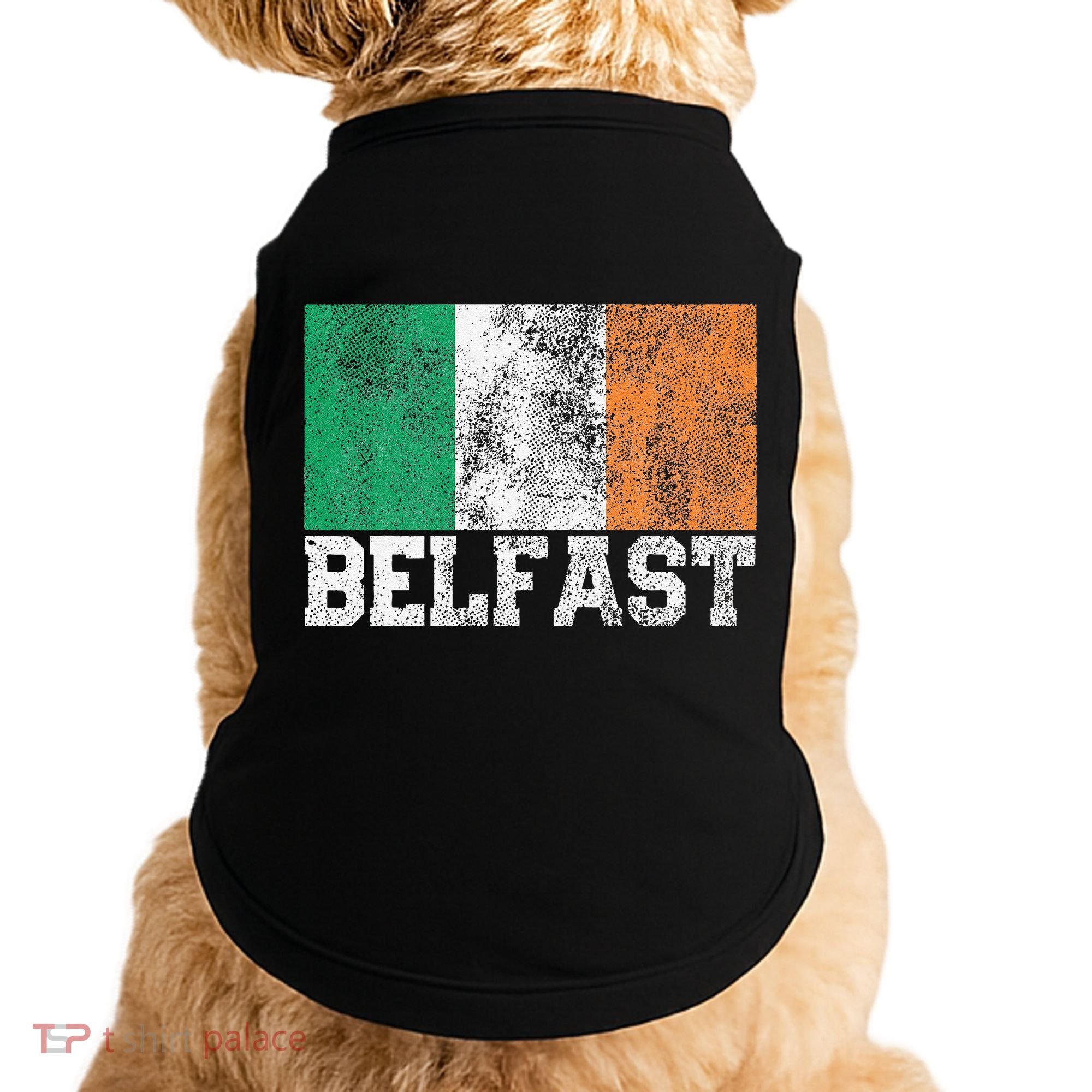 St Patrick's Day Irish Flag Belfast Ireland Saint Paddy's Doggie Tank