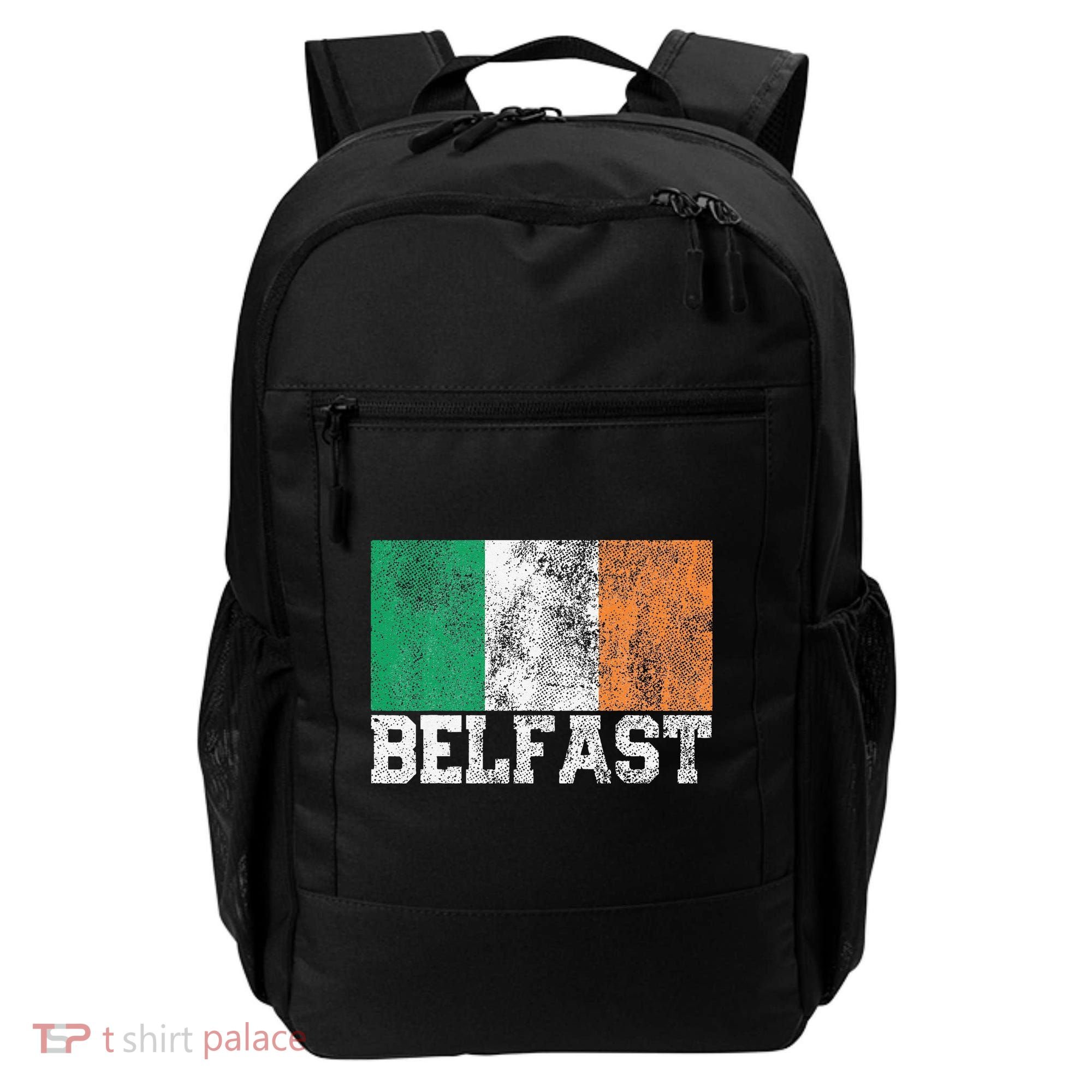 St Patrick's Day Irish Flag Belfast Ireland Saint Paddy's Backpack
