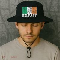 St Patrick's Day Irish Flag Belfast Ireland Saint Paddy's Bucket Hat thumb 2