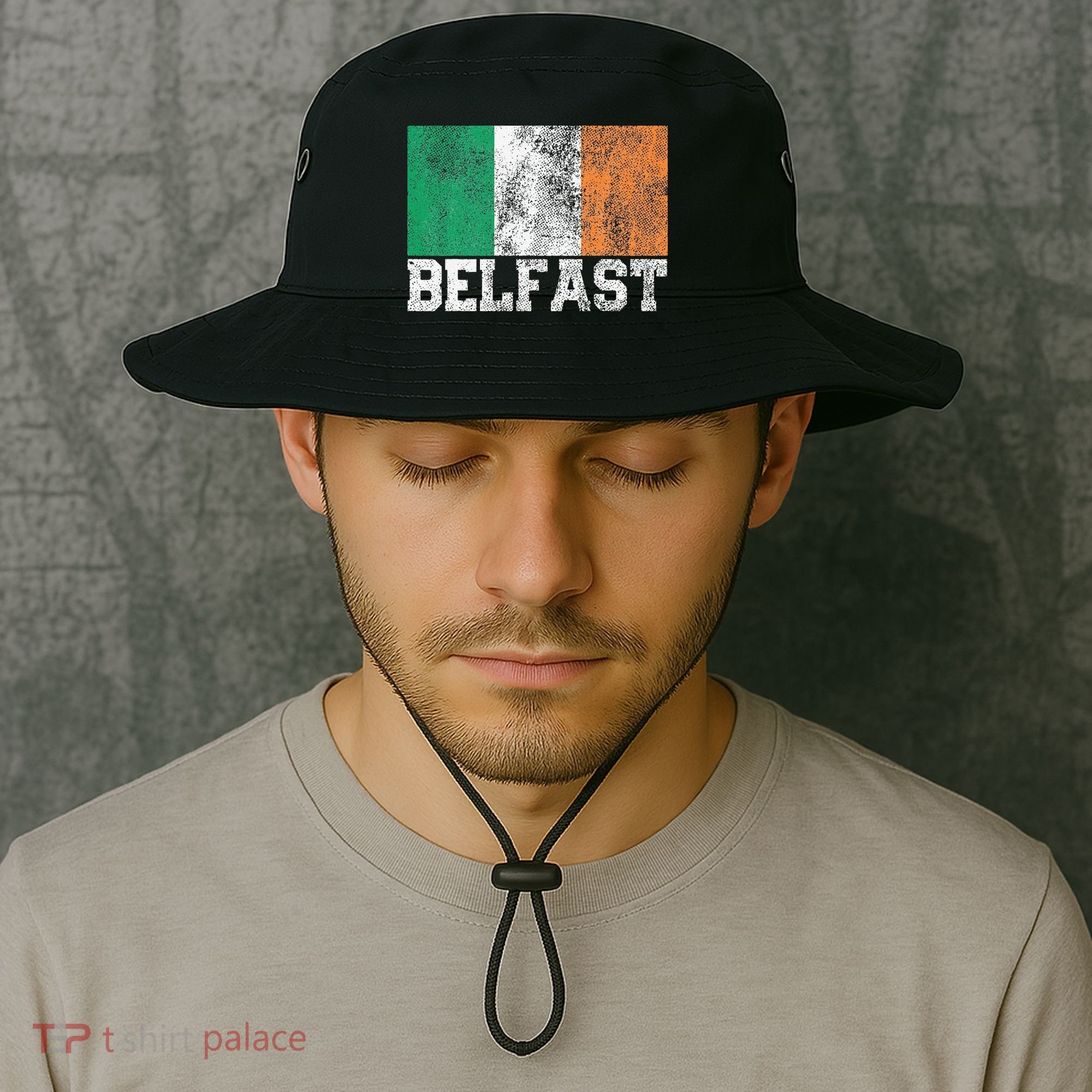 St Patrick's Day Irish Flag Belfast Ireland Saint Paddy's Bucket Hat