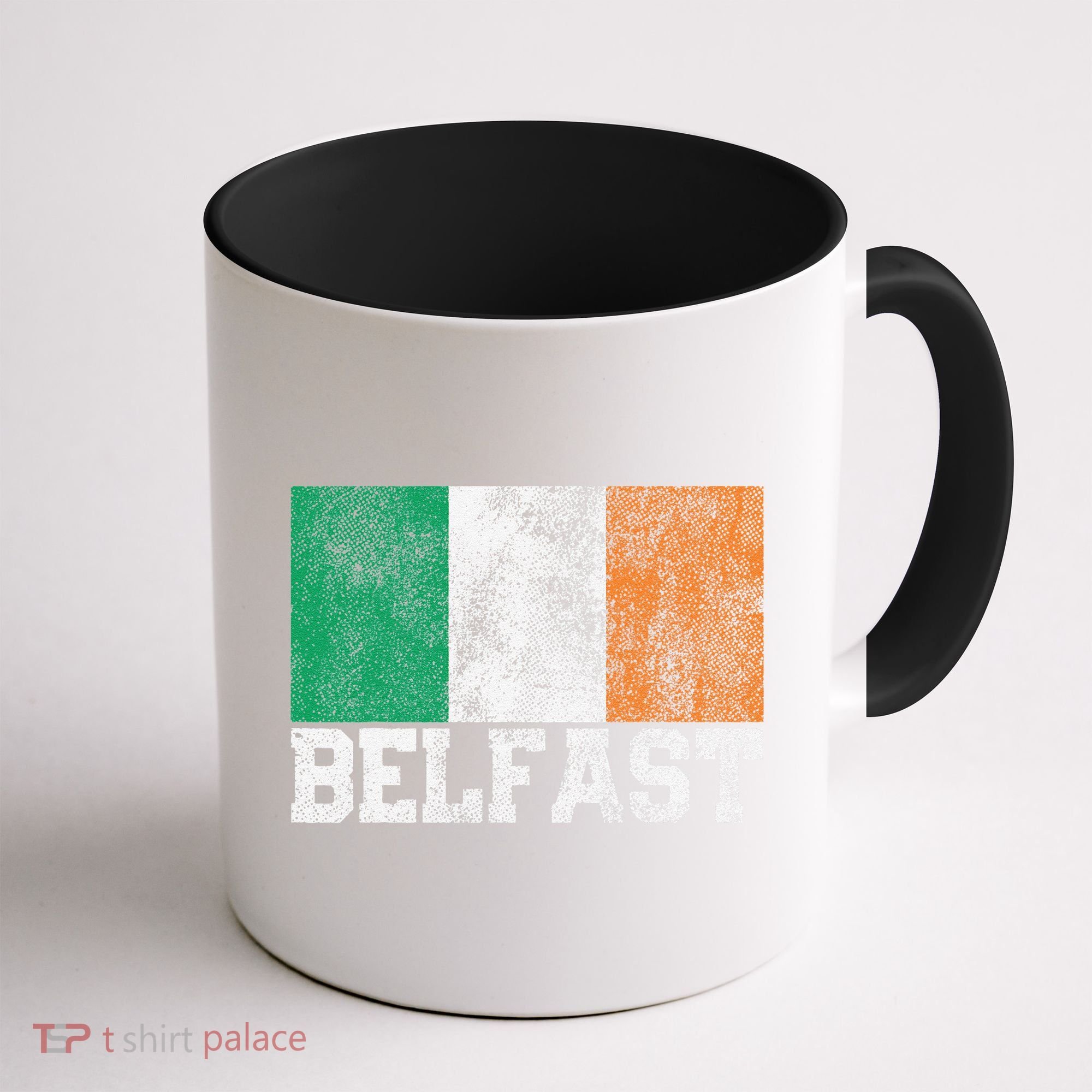 St Patrick's Day Irish Flag Belfast Ireland Saint Paddy's Coffee Mug