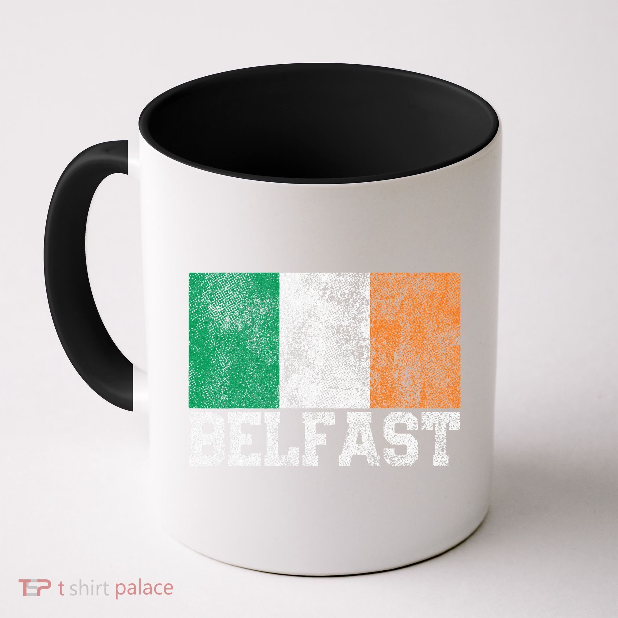 St Patrick's Day Irish Flag Belfast Ireland Saint Paddy's Coffee Mug