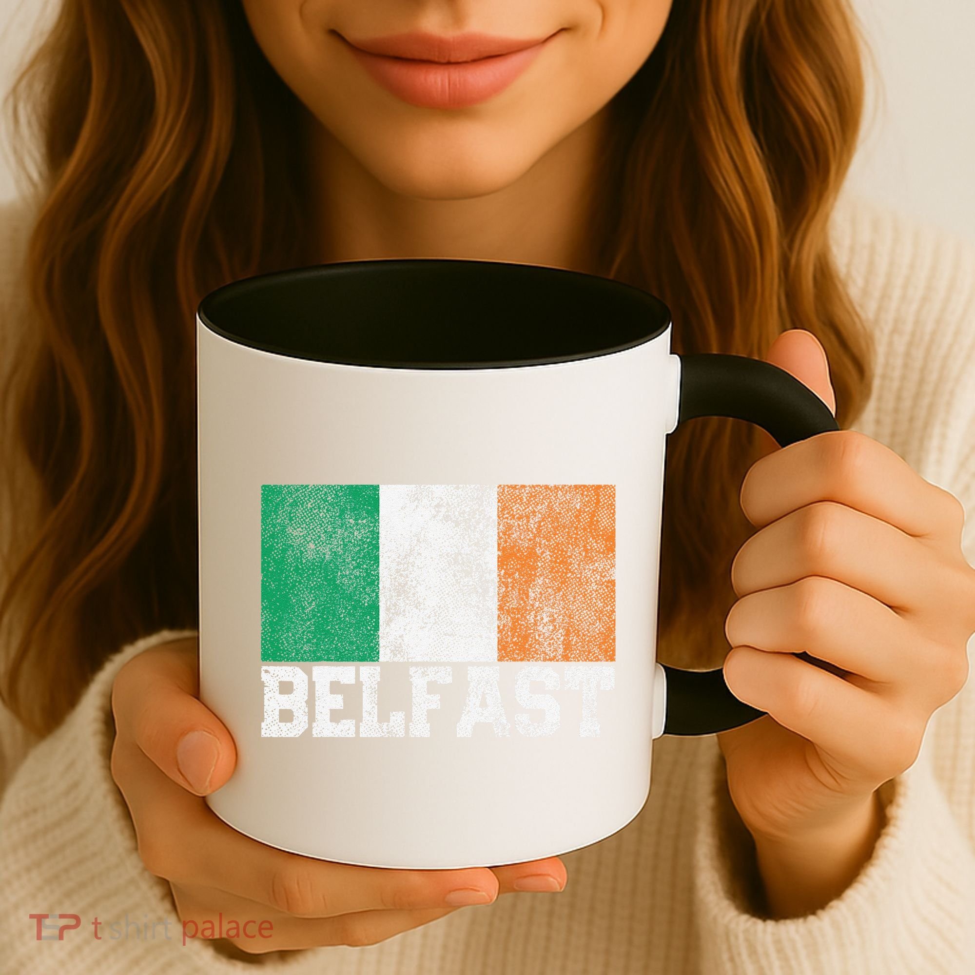 St Patrick's Day Irish Flag Belfast Ireland Saint Paddy's Coffee Mug