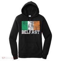 St Patrick's Day Irish Flag Belfast Ireland Saint Paddy's Women's Hoodie thumb 0