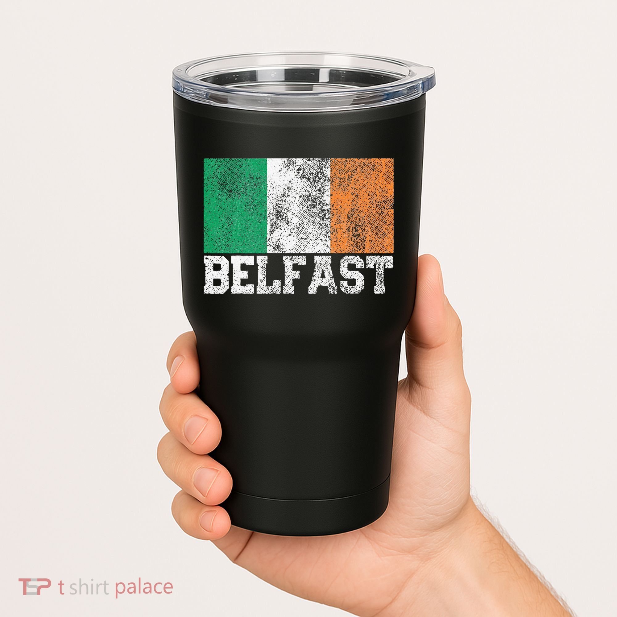 St Patrick's Day Irish Flag Belfast Ireland Saint Paddy's Tumbler
