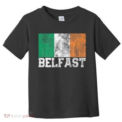 St Patrick's Day Irish Flag Belfast Ireland Saint Paddy's Toddler T-Shirt