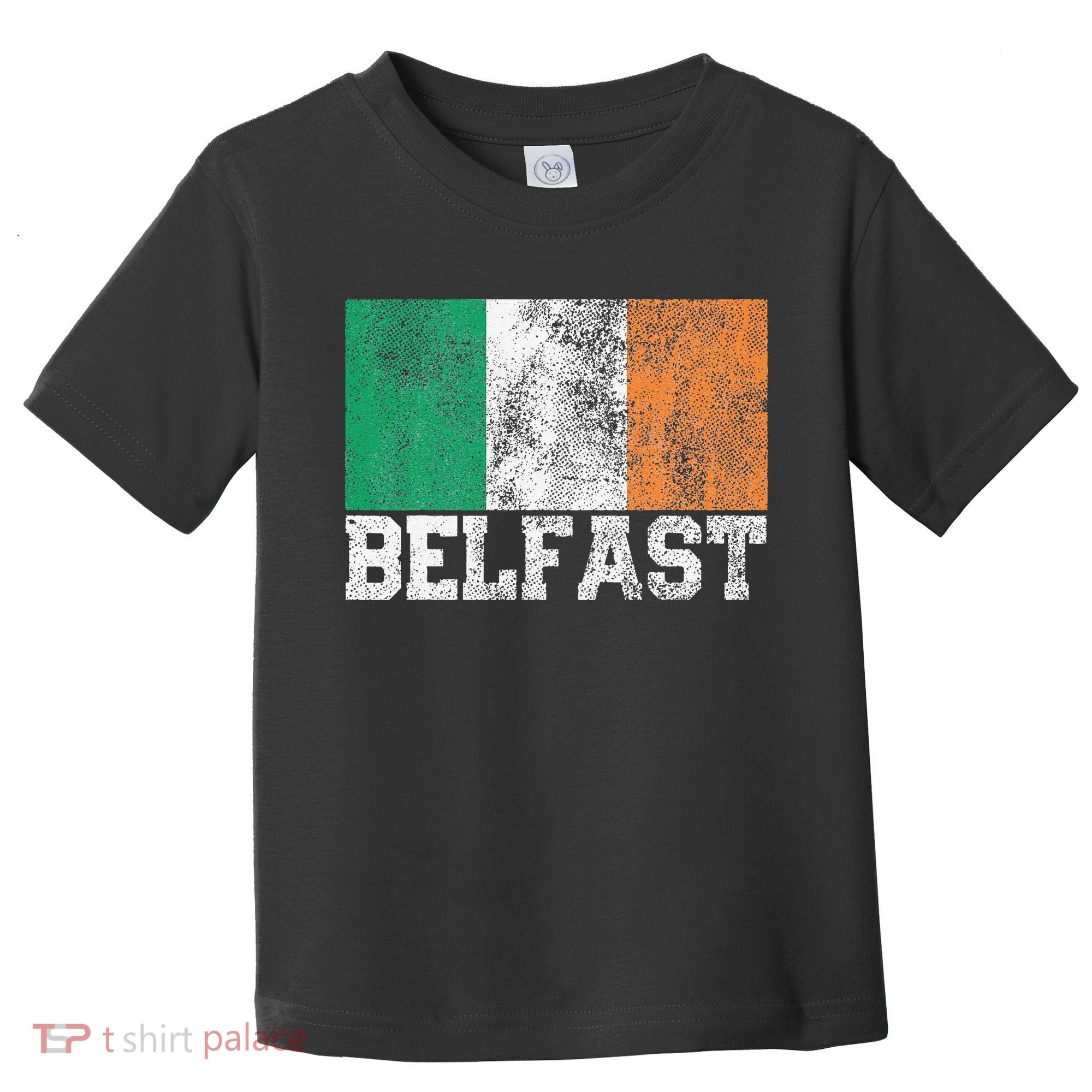 St Patrick's Day Irish Flag Belfast Ireland Saint Paddy's Toddler T-Shirt