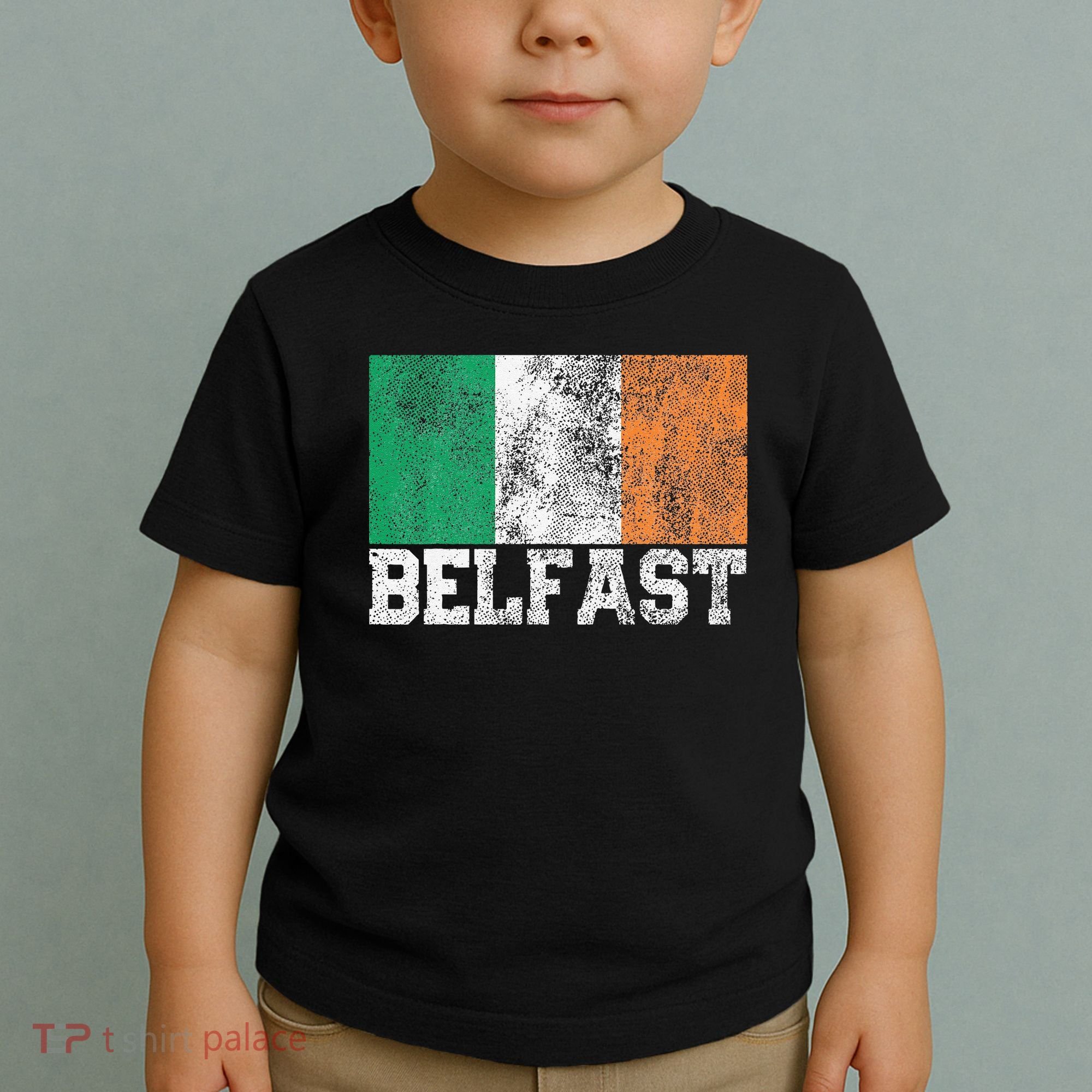 St Patrick's Day Irish Flag Belfast Ireland Saint Paddy's Toddler T-Shirt