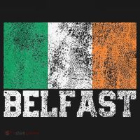 St Patrick's Day Irish Flag Belfast Ireland Saint Paddy's Kids Sweatshirt thumb 2