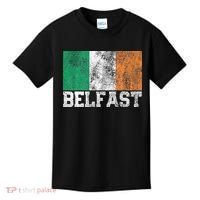 St Patrick's Day Irish Flag Belfast Ireland Saint Paddy's Kids T-Shirt thumb 0