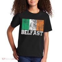 St Patrick's Day Irish Flag Belfast Ireland Saint Paddy's Kids T-Shirt thumb 2