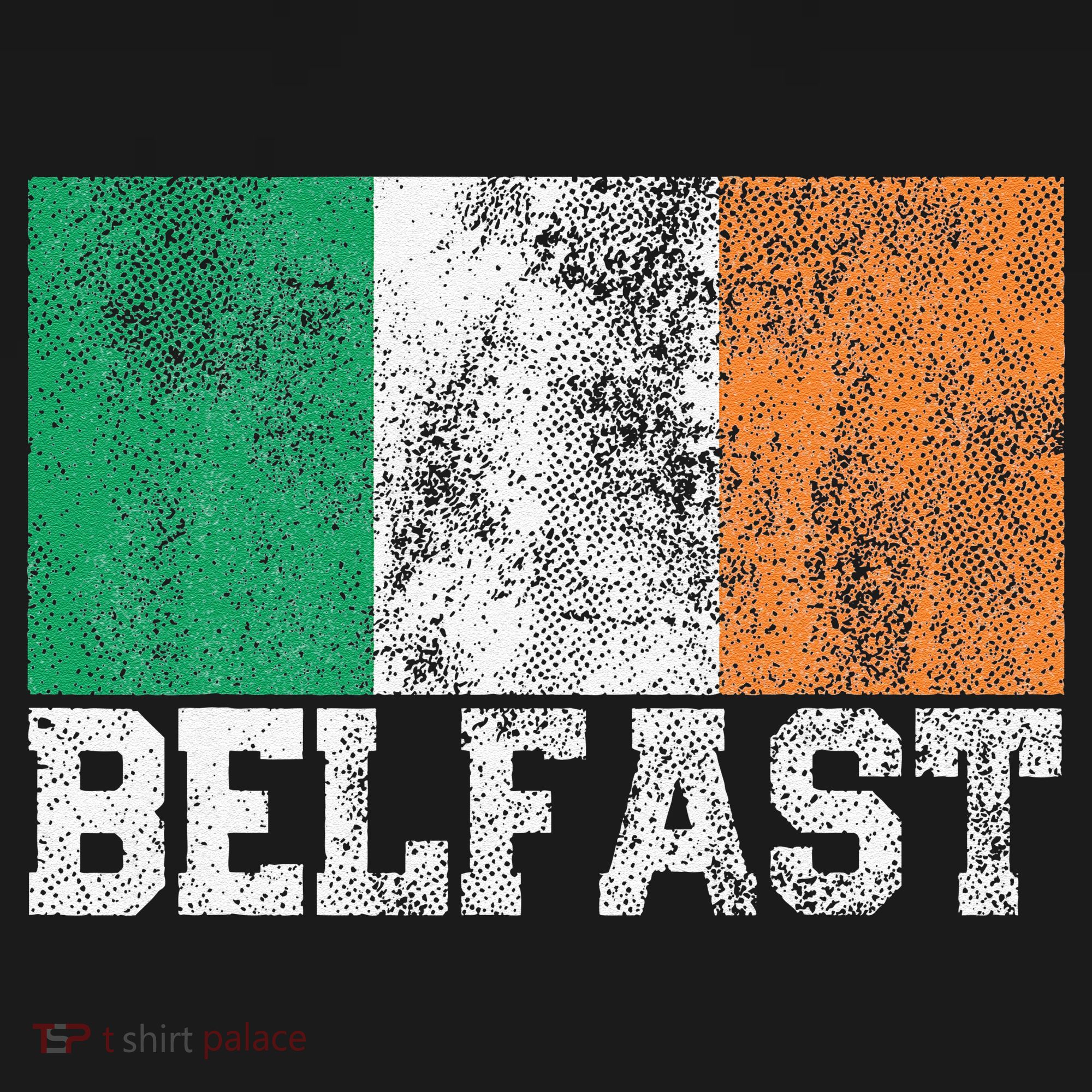 St Patrick's Day Irish Flag Belfast Ireland Saint Paddy's Kids T-Shirt