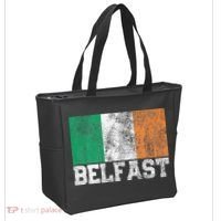 St Patrick's Day Irish Flag Belfast Ireland Saint Paddy's Tote Bag thumb 2