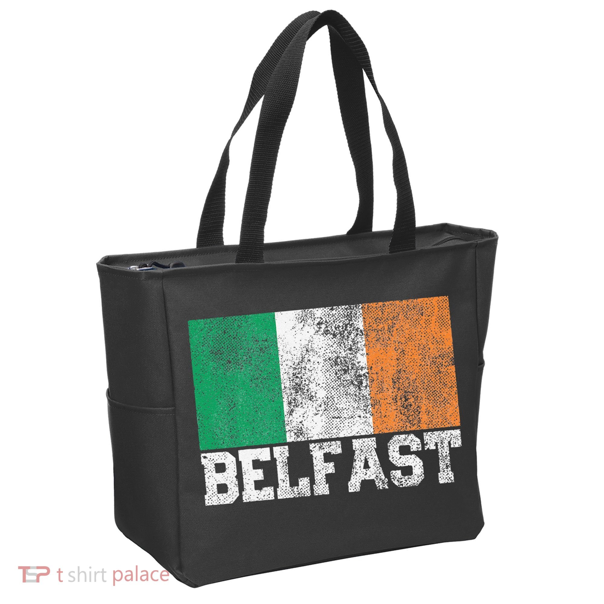 St Patrick's Day Irish Flag Belfast Ireland Saint Paddy's Tote Bag