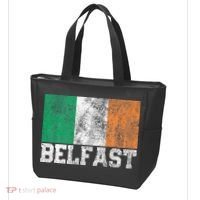 St Patrick's Day Irish Flag Belfast Ireland Saint Paddy's Tote Bag thumb 3