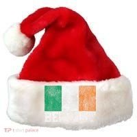 St Patrick's Day Irish Flag Belfast Ireland Saint Paddy's Santa Hat thumb 0