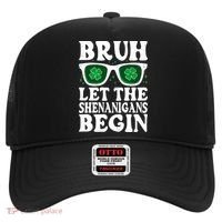 St Patricks Day Bruh Let The Shenanigans Begin Shamrock Clover Sun Glasses Hat thumb 0
