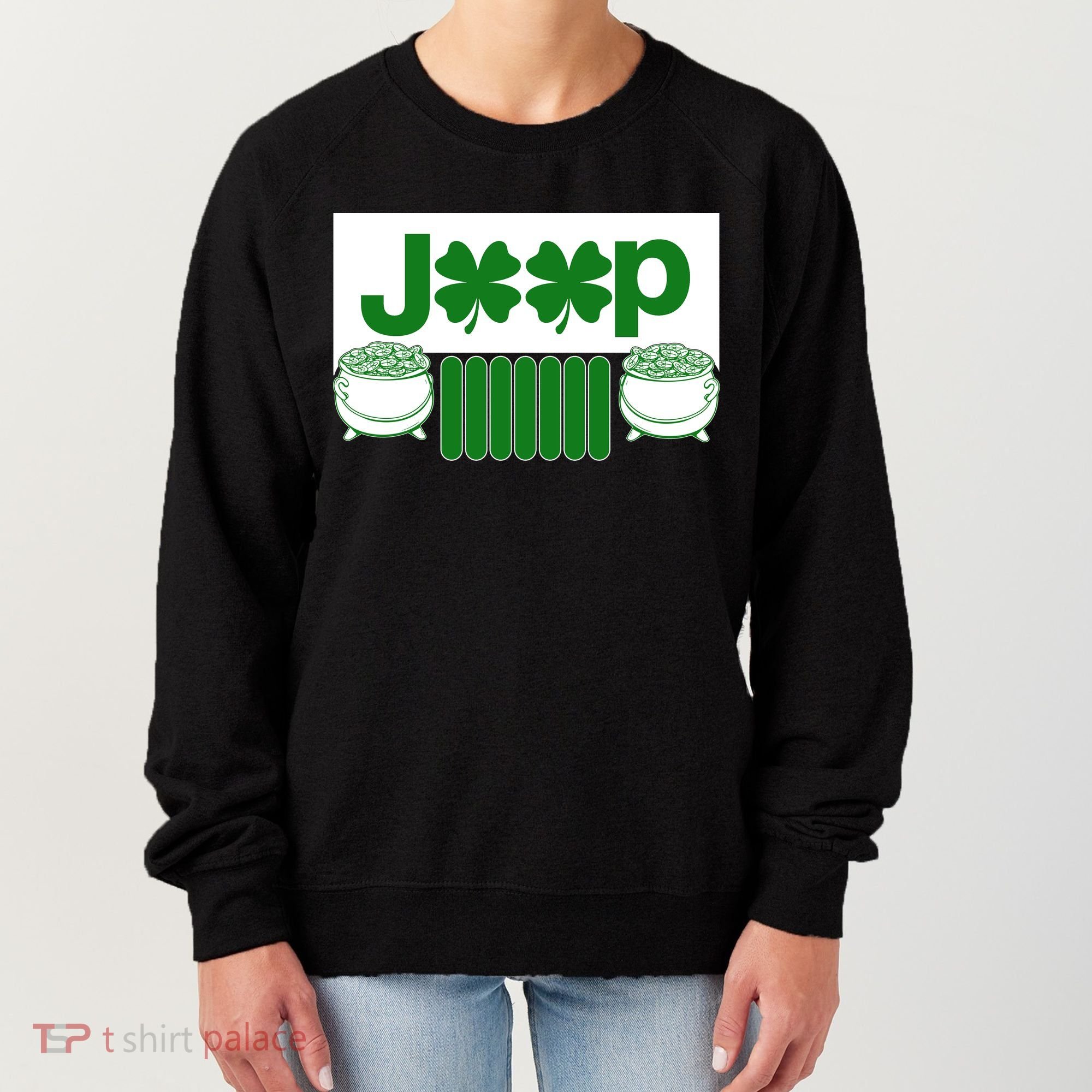 St Patrick's Day Shamrock Grille Women's Sweatshirt