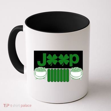 St Patrick's Day Shamrock Grille Coffee Mug