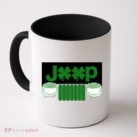 St Patrick's Day Shamrock Grille Coffee Mug thumb 0