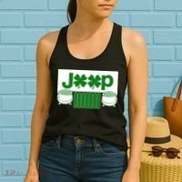 St Patrick's Day Shamrock Grille Women's Tank Top thumb 2