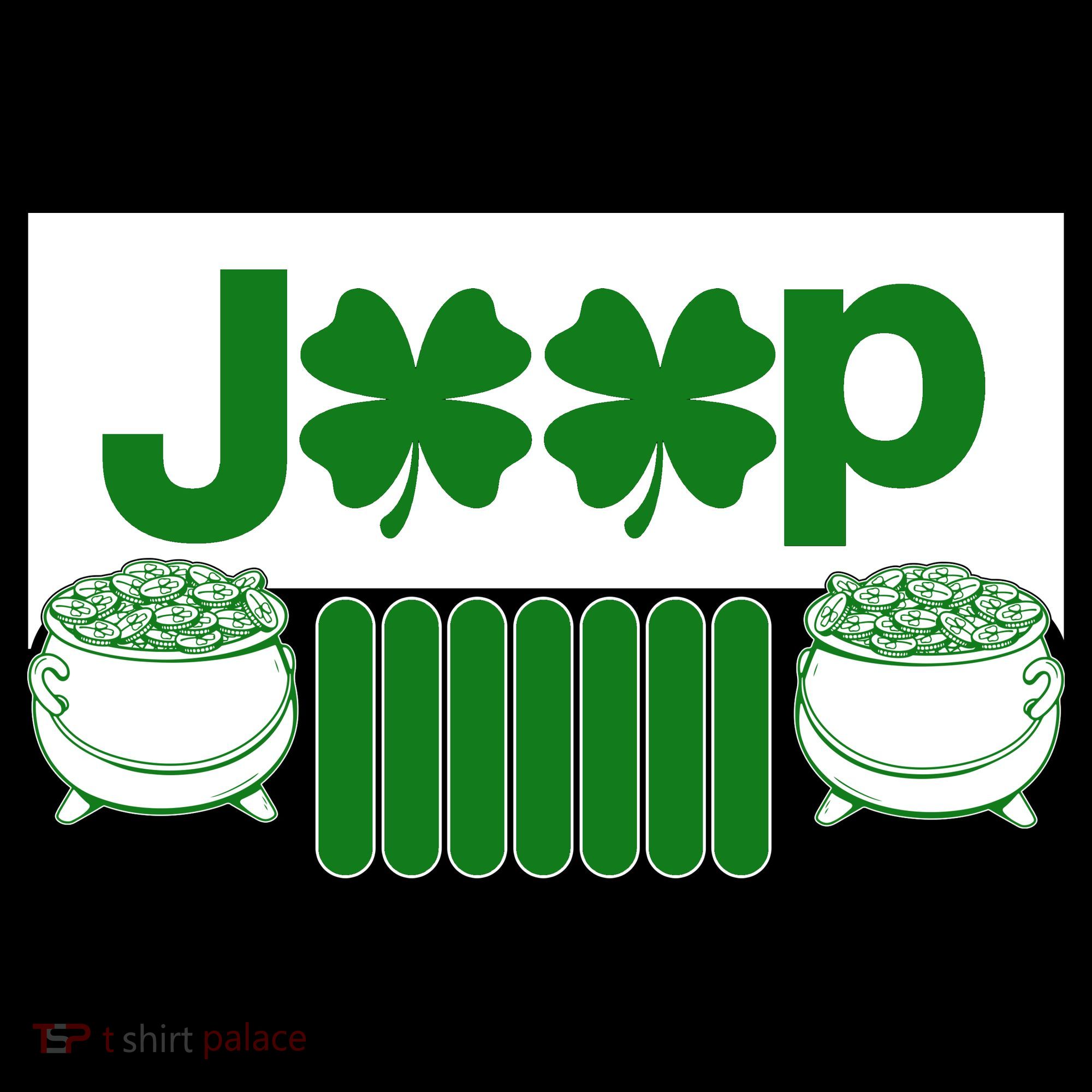 St Patrick's Day Shamrock Grille Baby Bodysuit