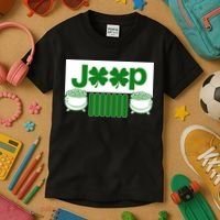 St Patrick's Day Shamrock Grille Kids T-Shirt thumb 3