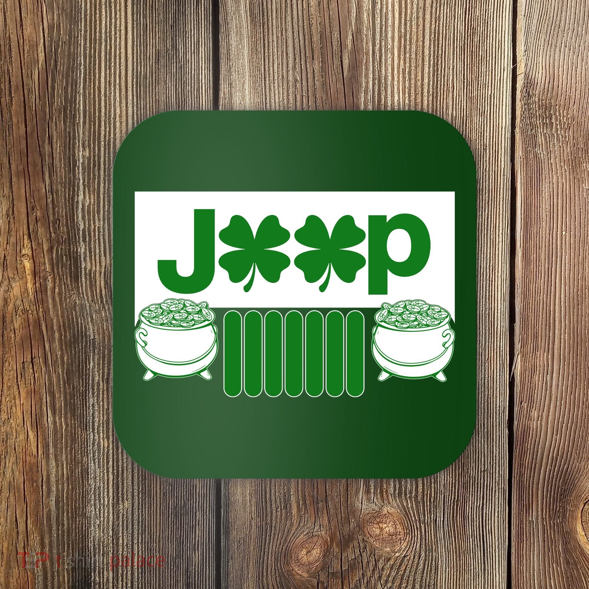 St Patrick's Day Shamrock Grille Coaster