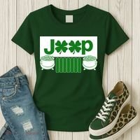 St Patrick's Day Shamrock Grille Women's T-Shirt thumb 3