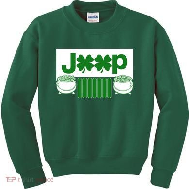 St Patrick's Day Shamrock Grille Kids Sweatshirt