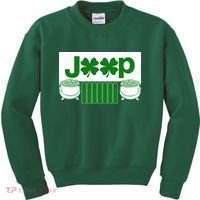 St Patrick's Day Shamrock Grille Kids Sweatshirt thumb 0