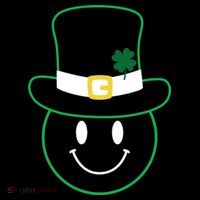 St Patrick's Day Smiley Face Holiday Backpack thumb 2