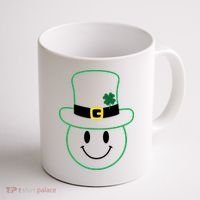 St Patrick's Day Smiley Face Holiday Coffee Mug thumb 1