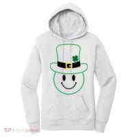 St Patrick's Day Smiley Face Holiday Women's Hoodie thumb 0